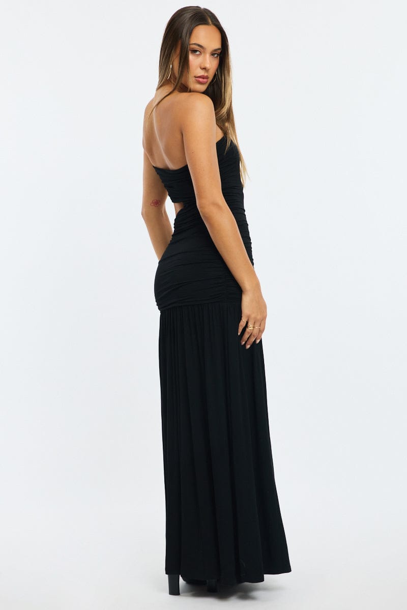 Black Maxi Dress Cut Out