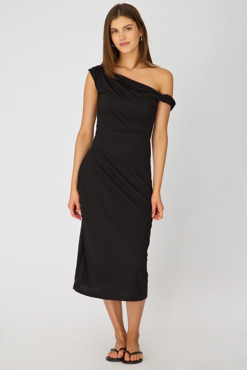 Black Off Shoulder Dress for Ally Fashion