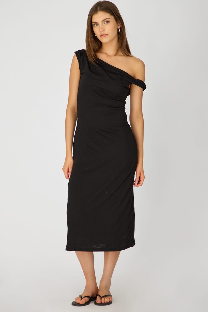 Black Off Shoulder Dress for Ally Fashion