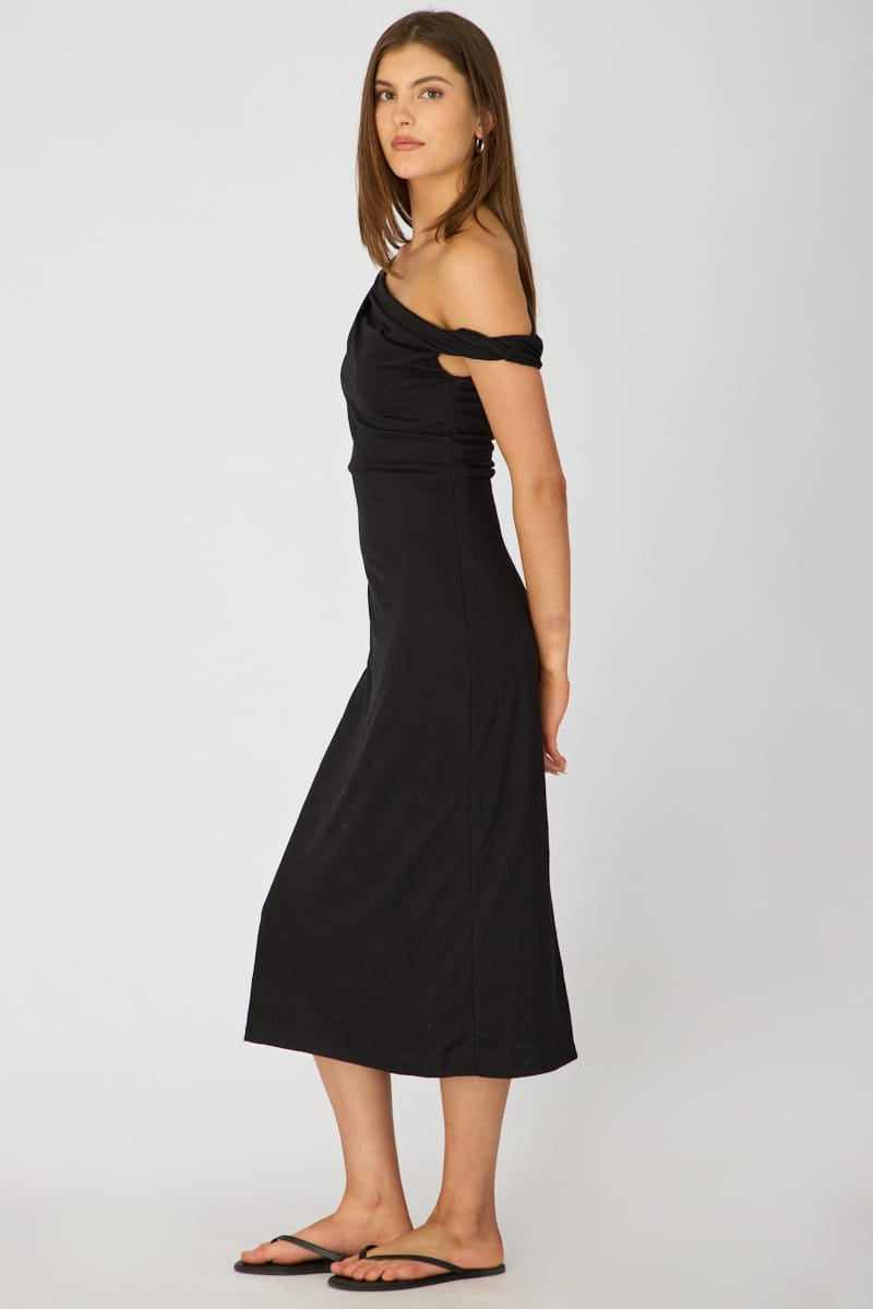 Black Off Shoulder Dress for Ally Fashion
