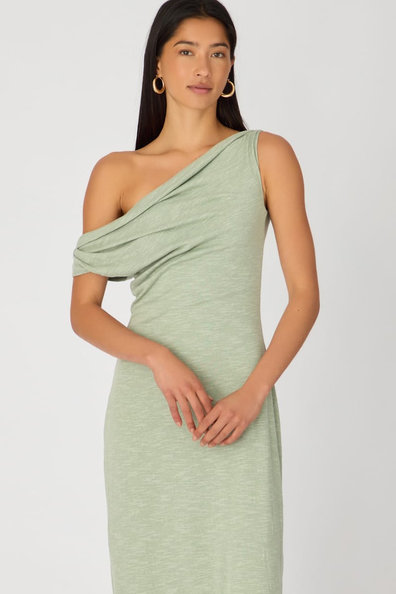 Green Off Shoulder Dress for Ally Fashion