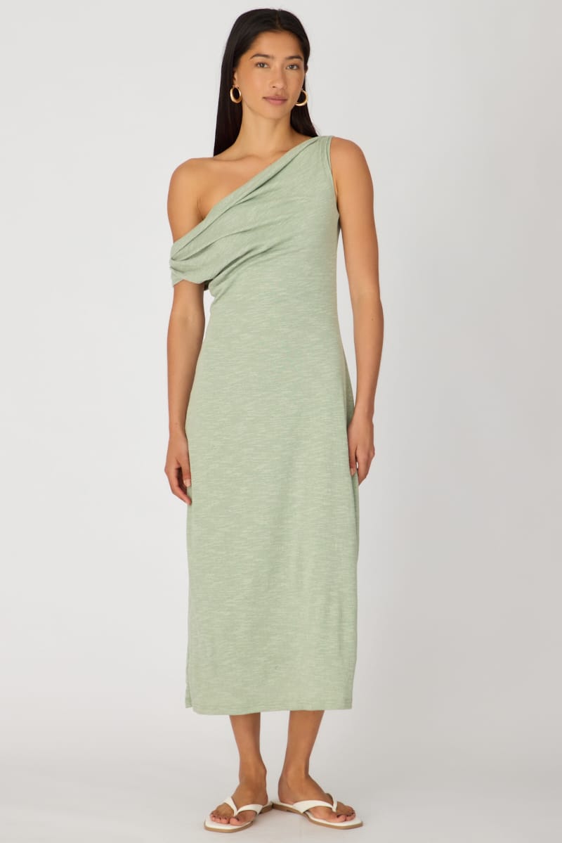 Green Off Shoulder Dress for Ally Fashion