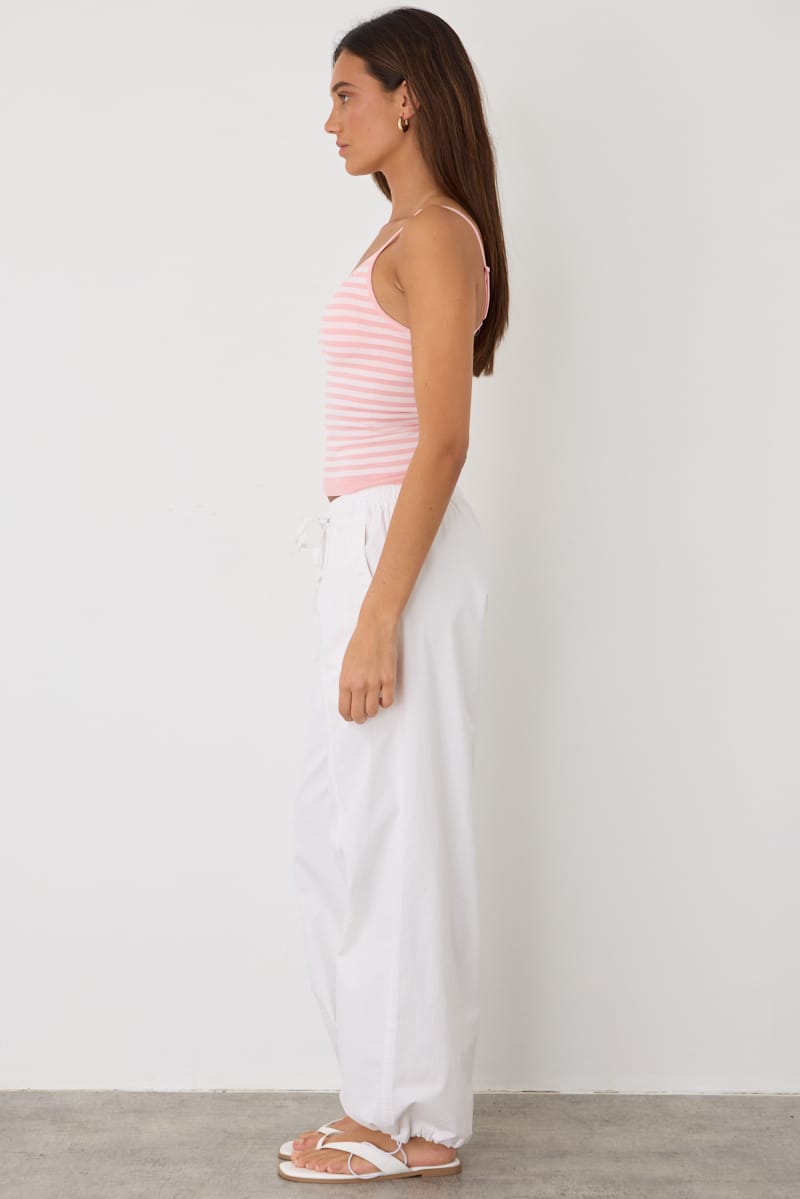 Pink Stripe Seamless Cami for Ally Fashion
