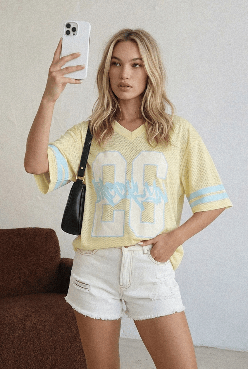Yellow Sport Tee Short Sleeve