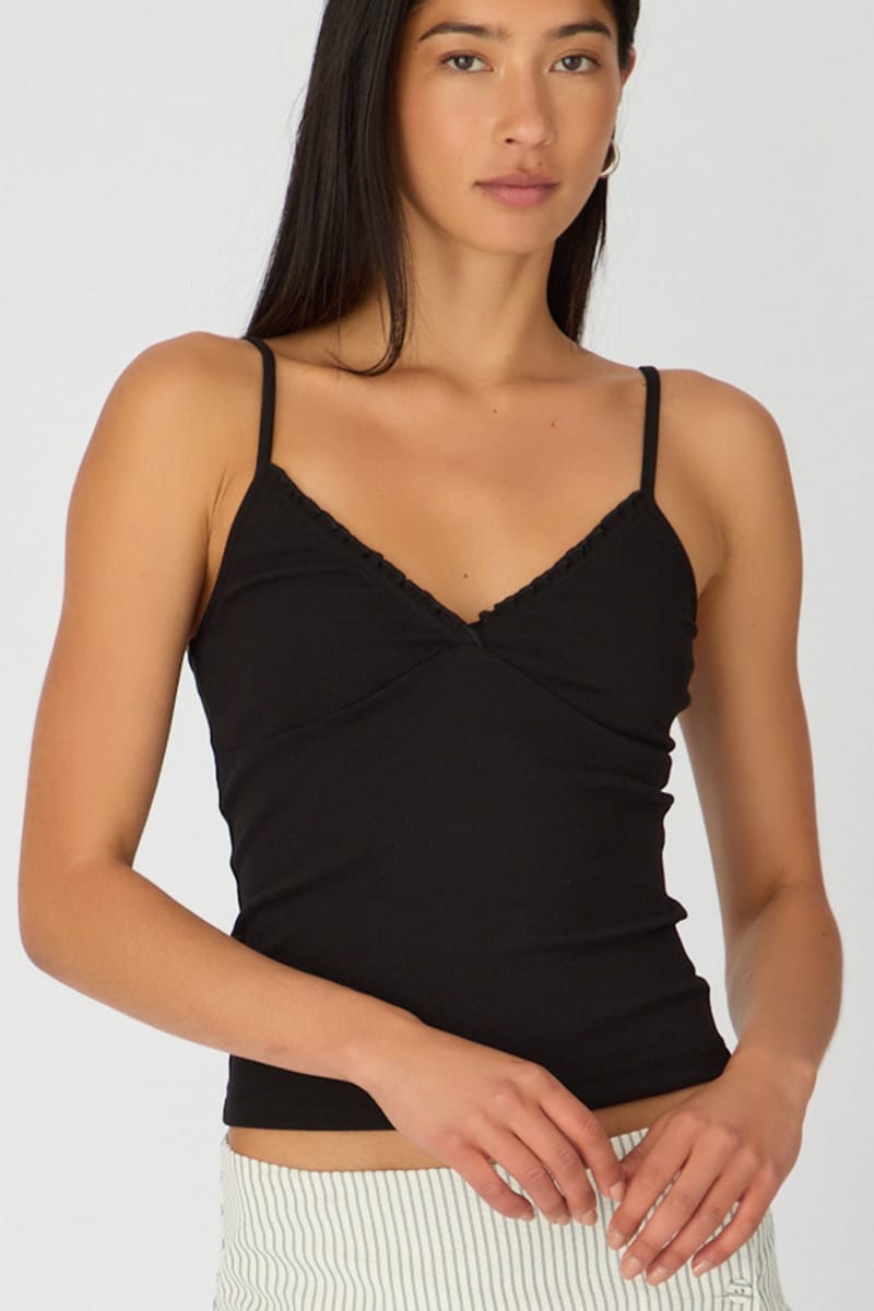 Black Sweetheart Neckline Cami for Ally Fashion