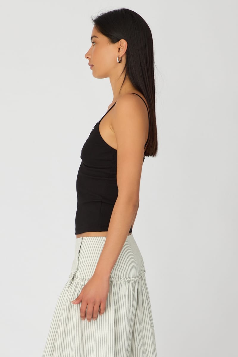 Black Sweetheart Neckline Cami for Ally Fashion