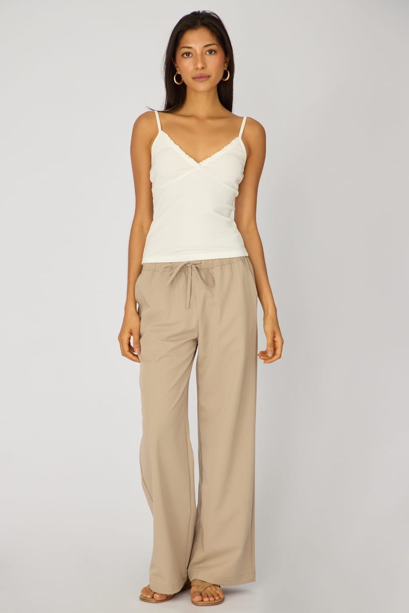 White Sweetheart Neckline Cami for Ally Fashion