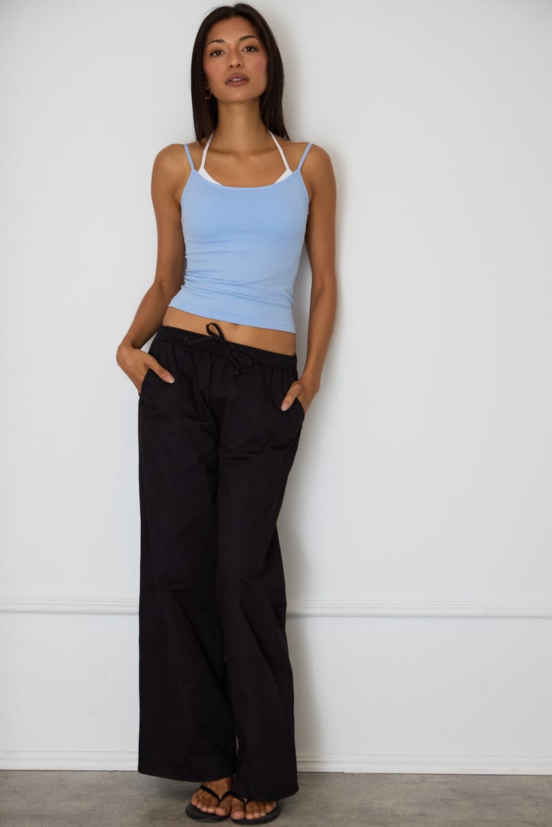 Blue Layered Singlet Top for Ally Fashion