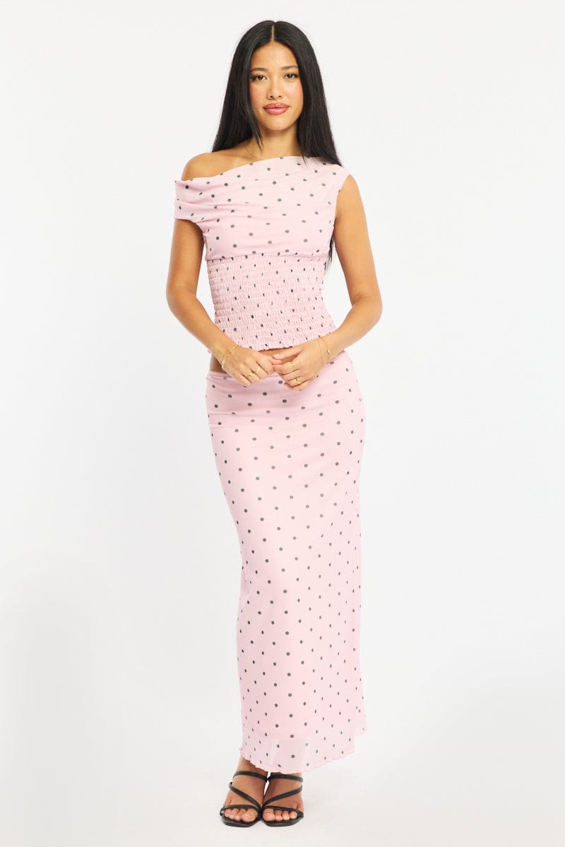 mesh dress motel rocks Tarna Bardot Maxi Dress in Mesh Black