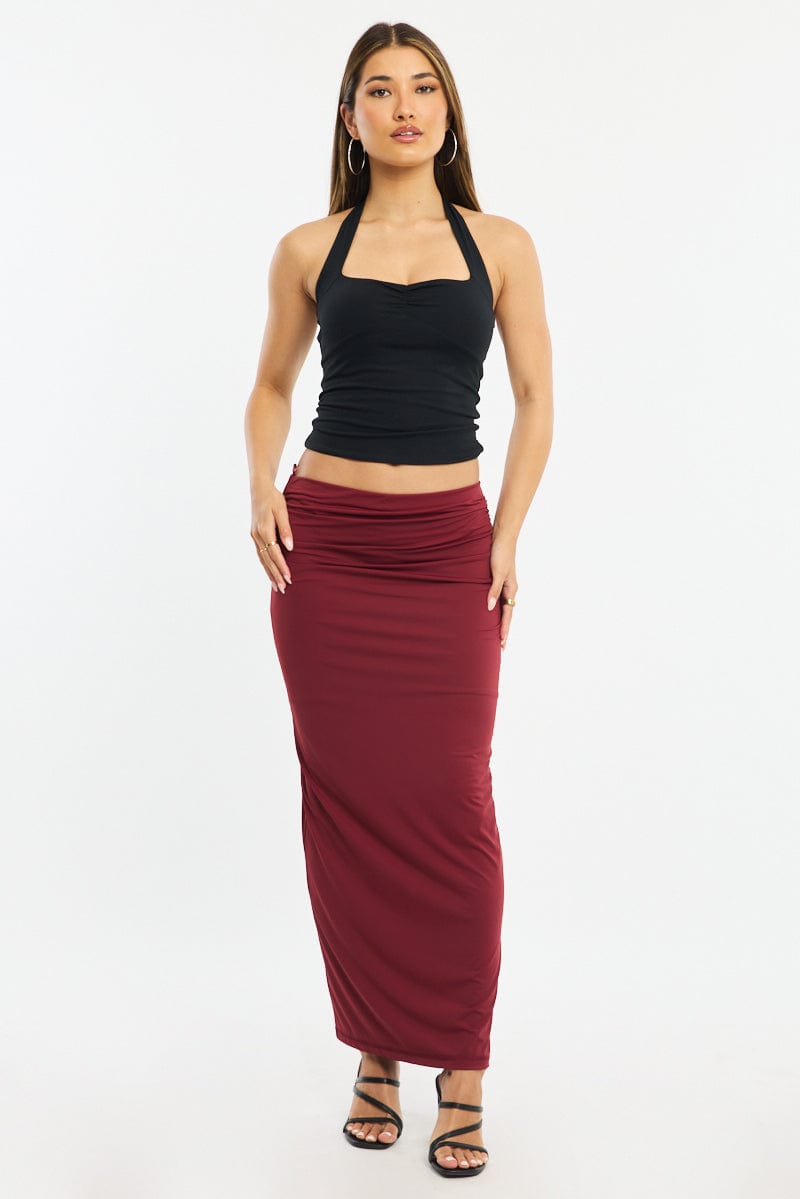 Black Halter Top for Ally Fashion