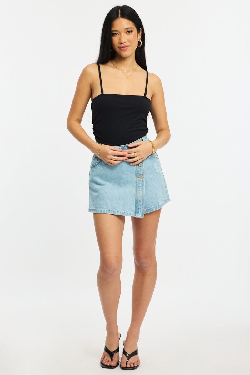 Black Bodysuit Singlet for Ally Fashion