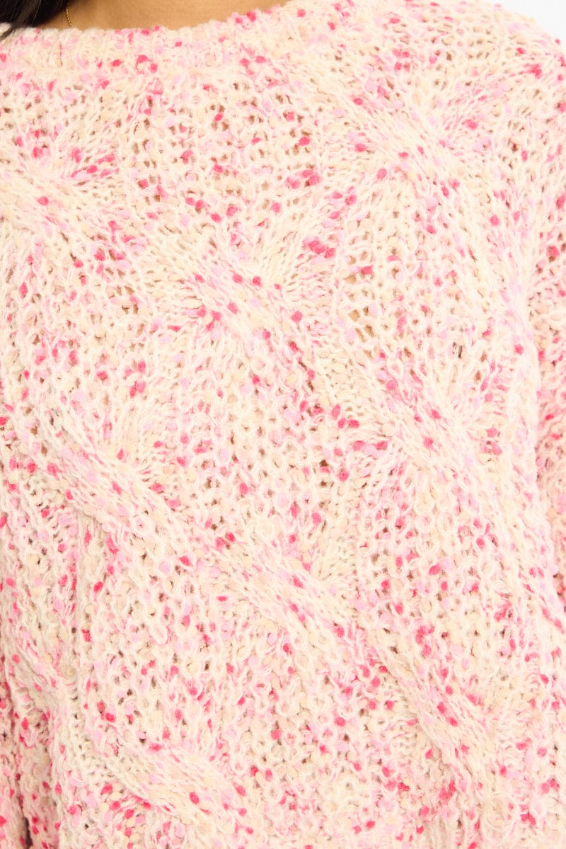 Multi Cropped Cable Knit for Ally Fashion