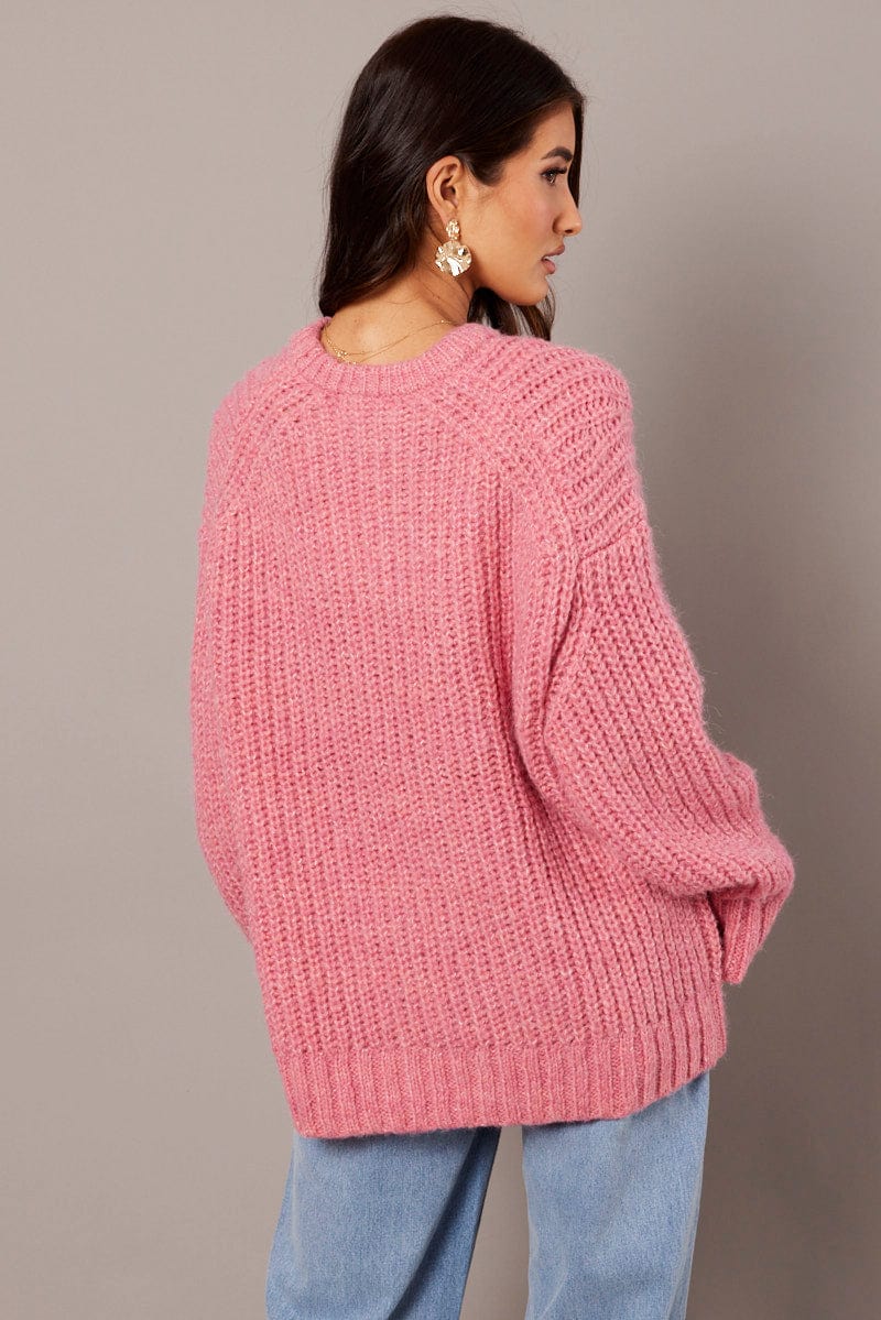 Chunky knit top best sale