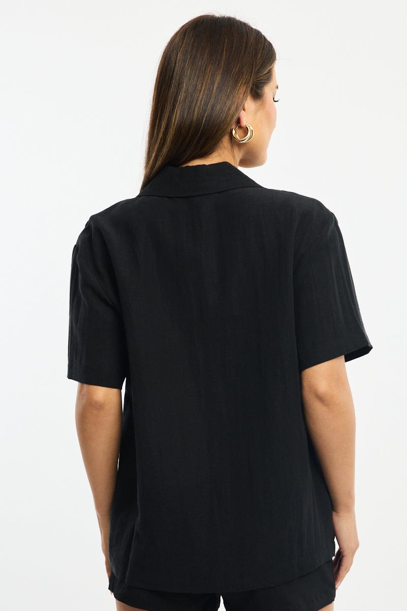 Black Jacket Short Sleeve for Ally Fashion