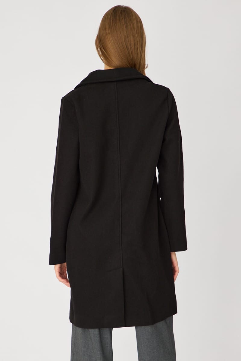 Black Coat Long Sleeve for Ally Fashion