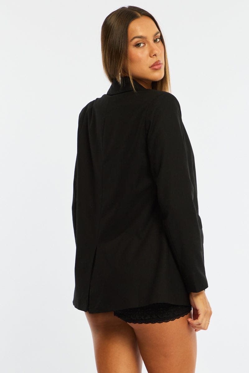 Black Oversized Blazer for Ally Fashion