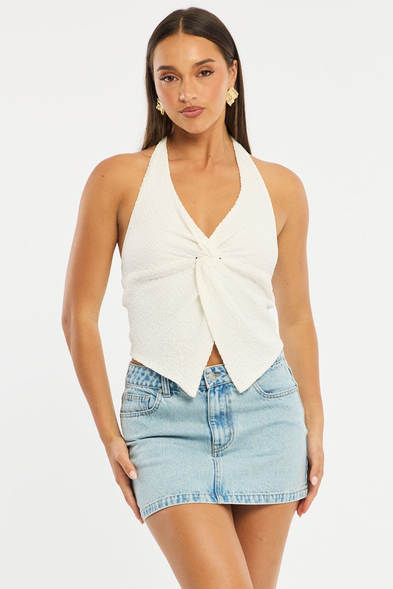 Denim Mini Skirt Mid Rise Regular Fit for Ally Fashion