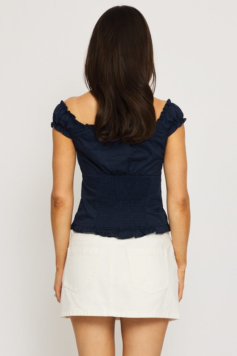 White Mini Skirt Mid Rise Regular Fit for Ally Fashion