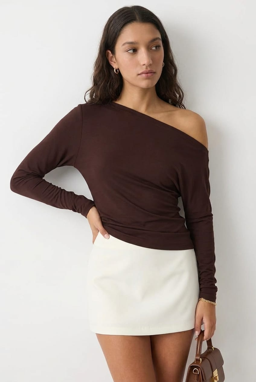 White Mini Skort Skirt High Rise Tailored for Ally Fashion