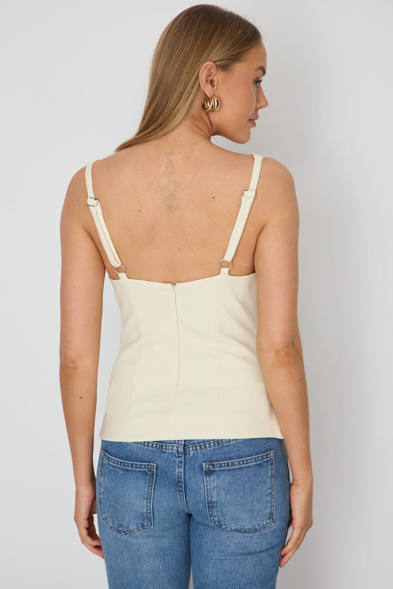 Yellow Deep Ruched Halter Neck Top for Ally Fashion