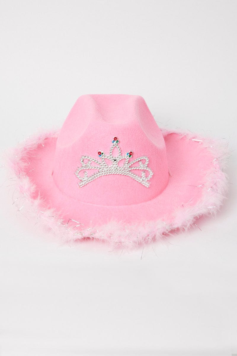 Pink Festival Cowboy Hat for Ally Fashion