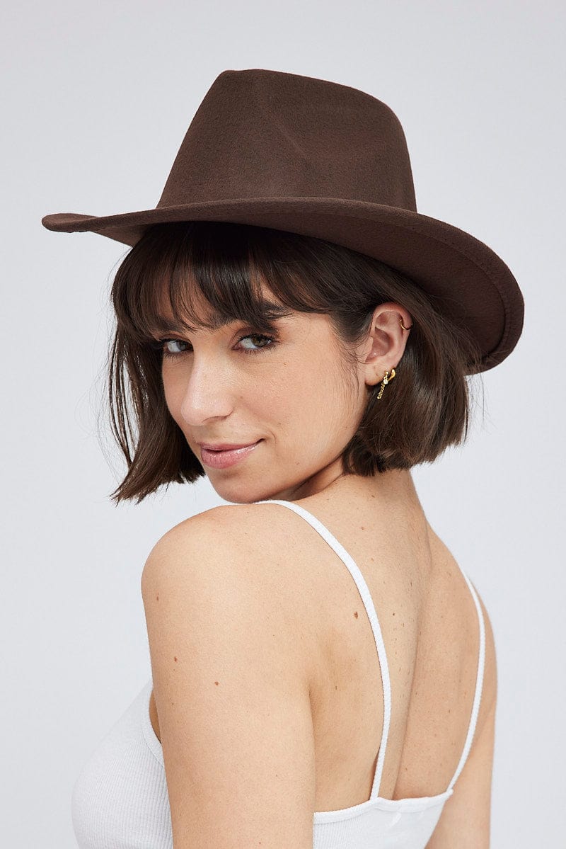 Brown Cowboy Hat for Ally Fashion