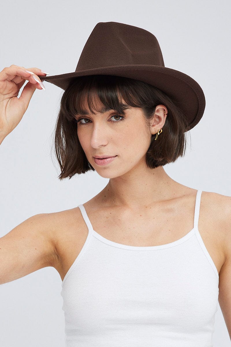 Brown Cowboy Hat for Ally Fashion