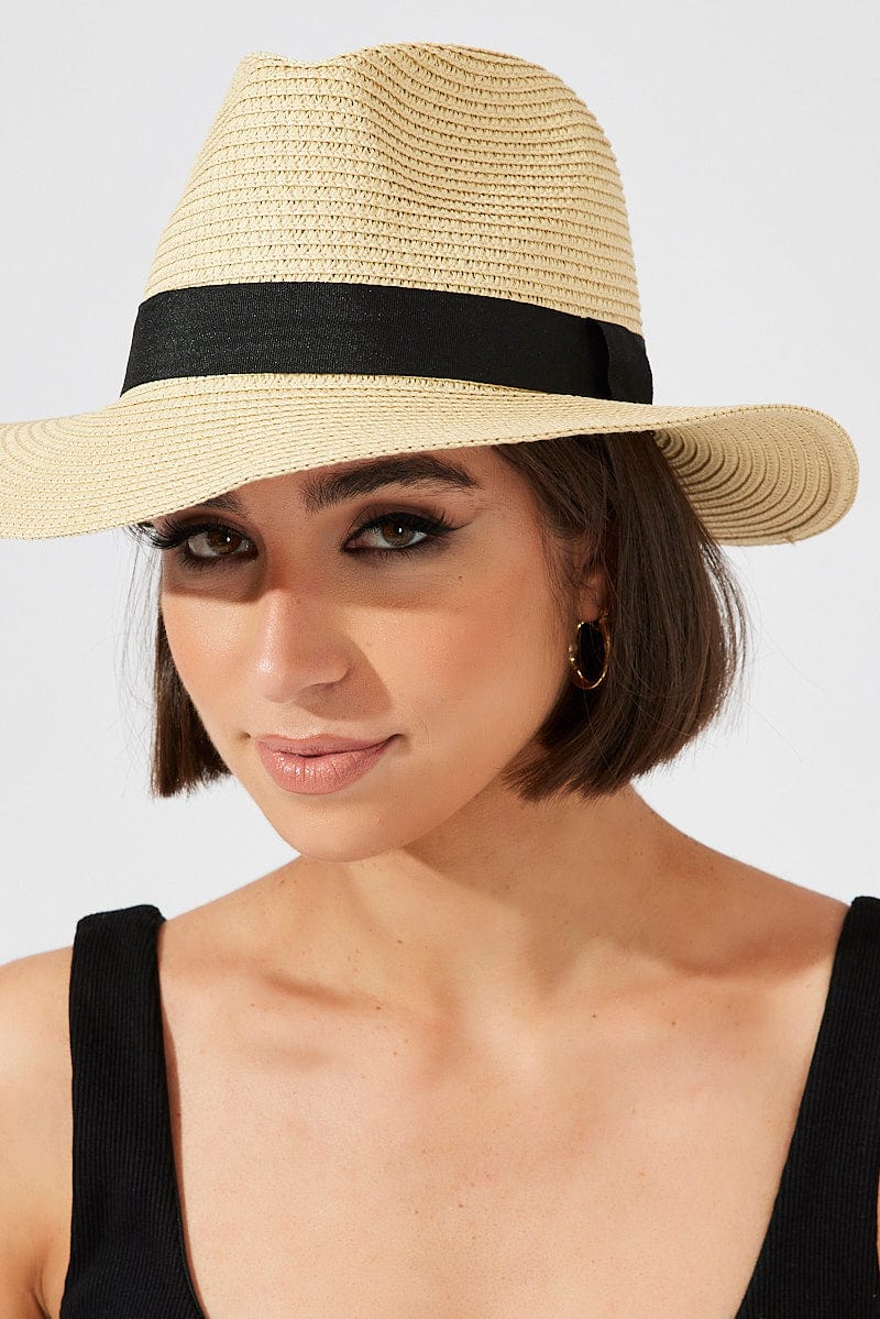 Beige Straw Hat for Ally Fashion