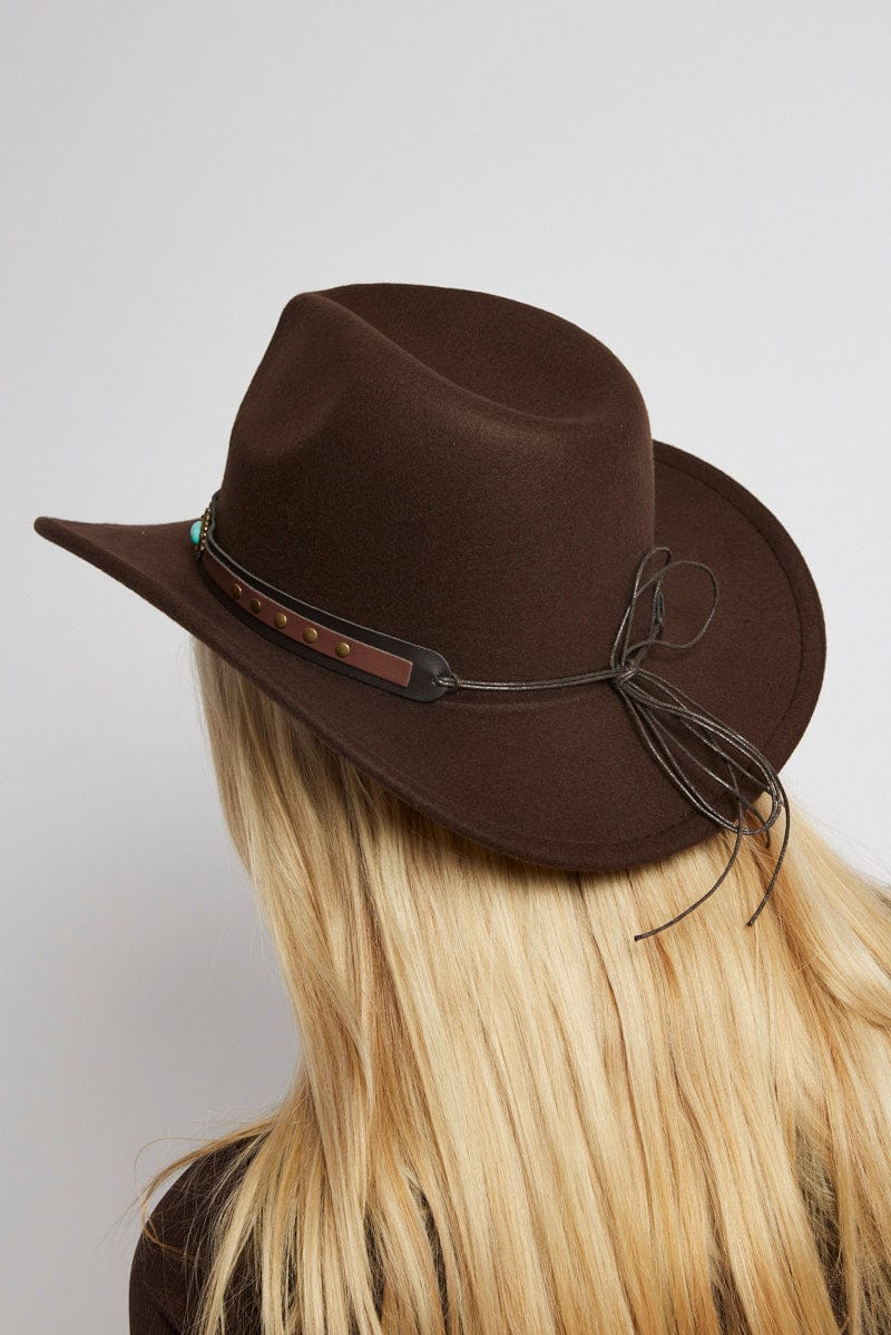 Brown Cowboy Hat for Ally Fashion