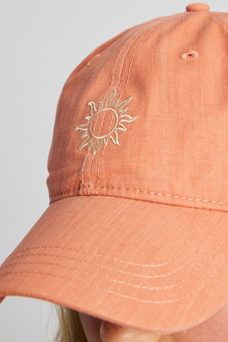 Orange Dad Cap for Ally Fashion