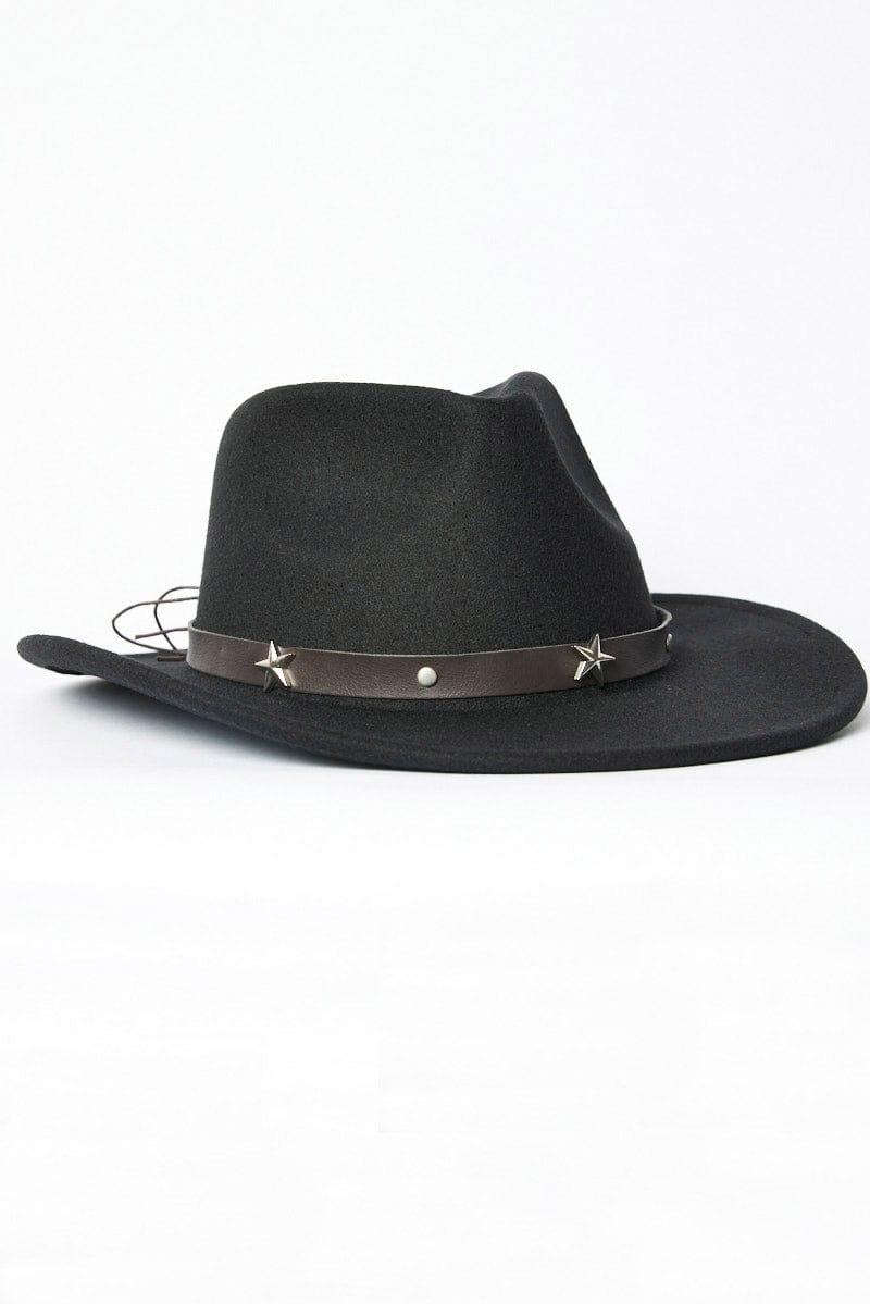 Black Cowboy Hat for Ally Fashion