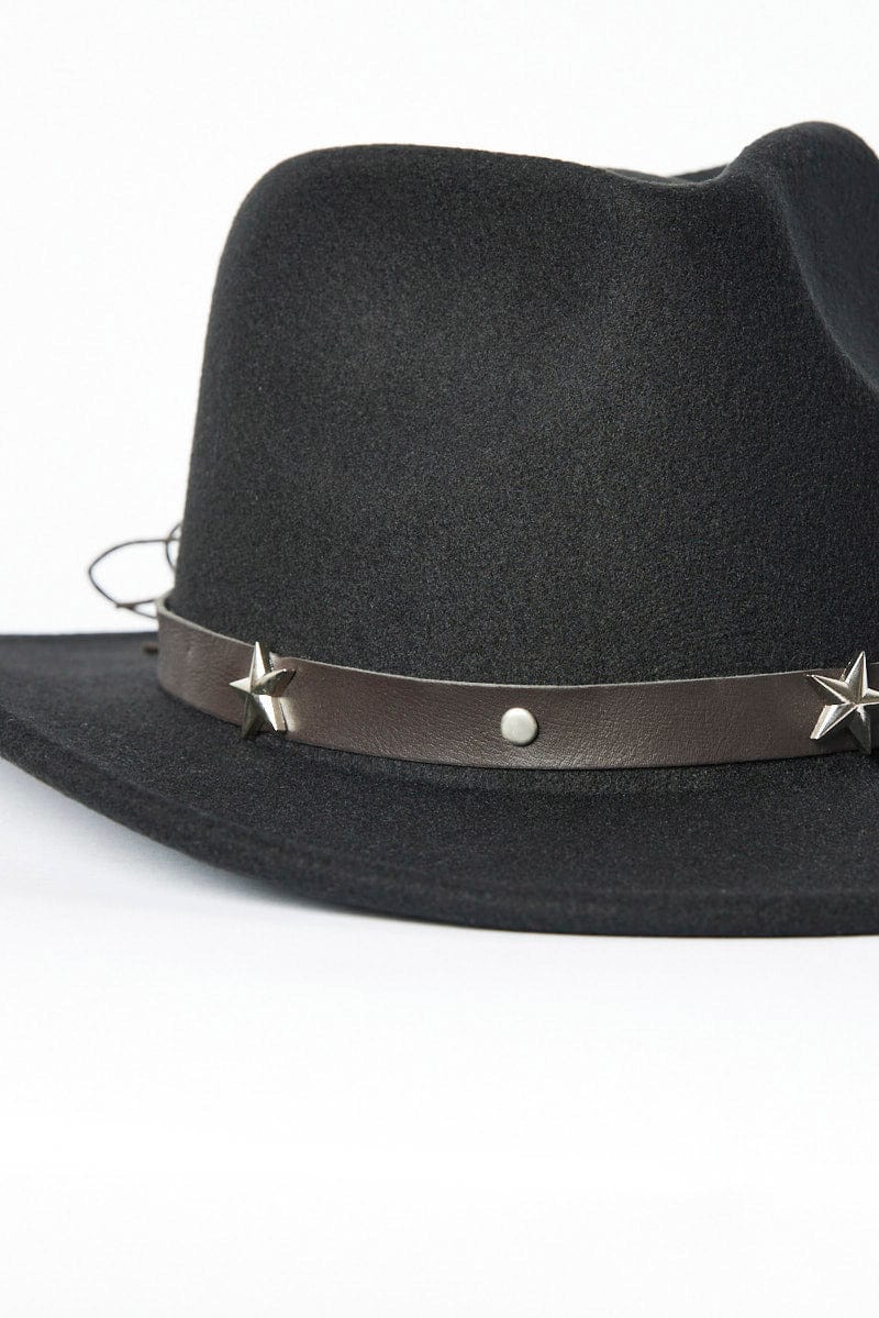 Black Cowboy Hat for Ally Fashion