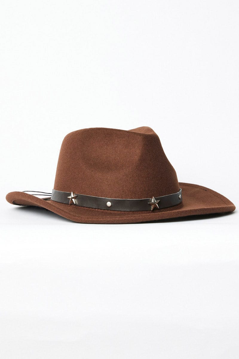Brown Cowboy Hat for Ally Fashion