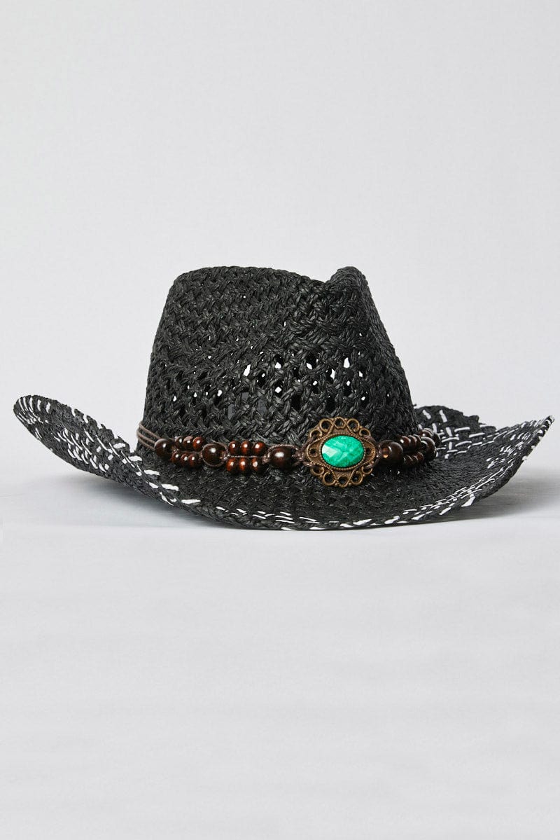 Black Cowboy Hat for Ally Fashion