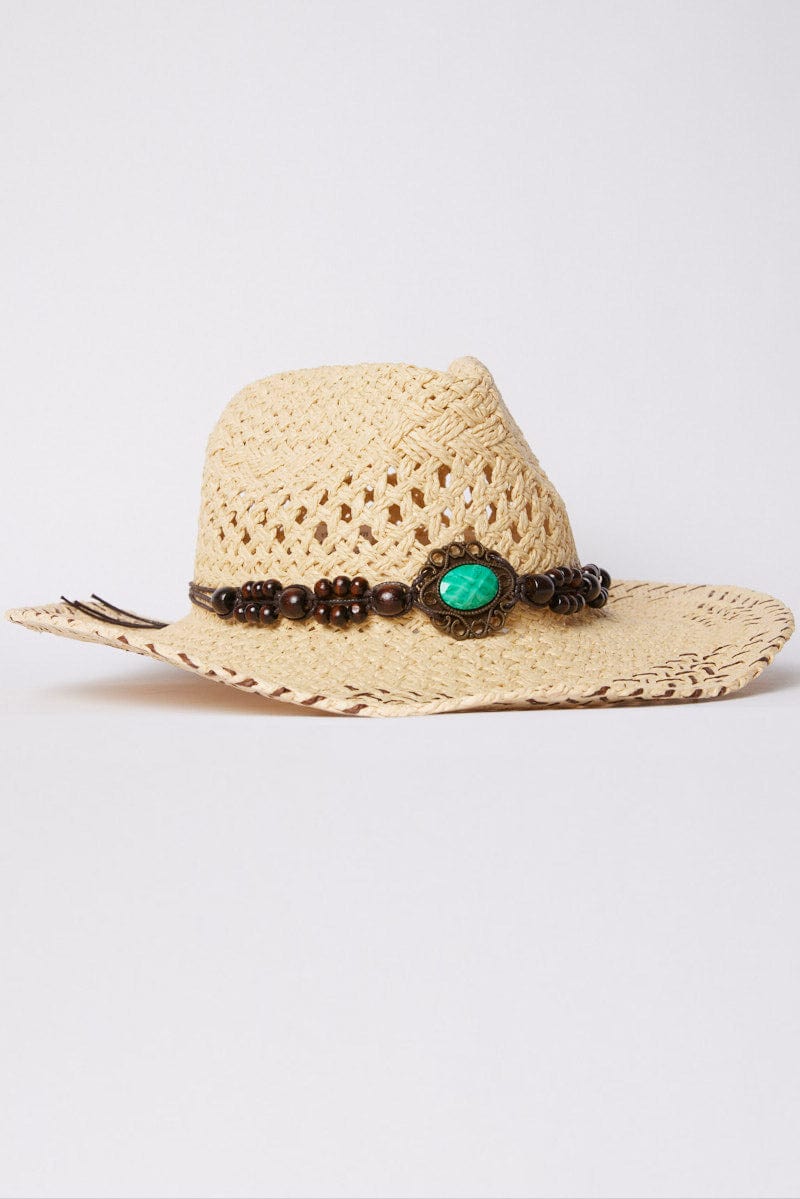 Beige Cowboy Hat for Ally Fashion
