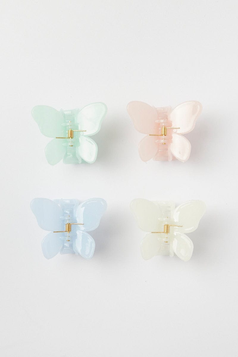 Multi Butterfly Hair Claw Clips for Ally Fashion