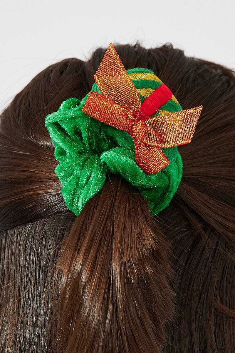 Multi Christmas Scrunchies for Ally Fashion