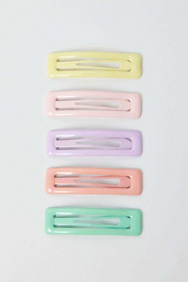 Multi 5 pack Hair Clips for Ally Fashion