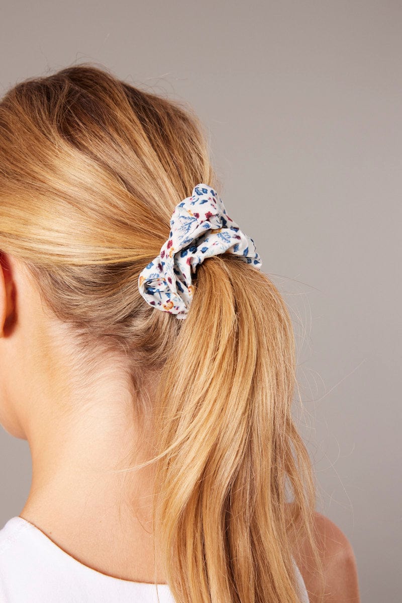 Multi Ditsy Scrunchie for Ally Fashion