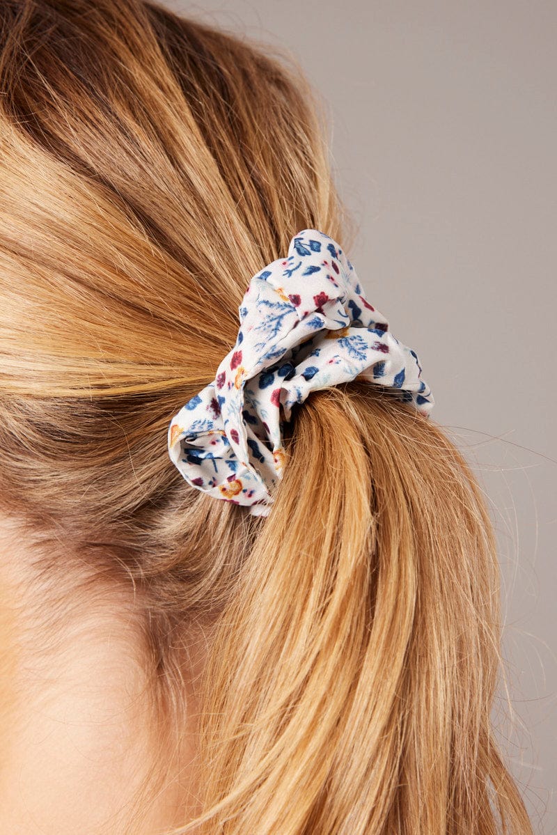 Multi Ditsy Scrunchie for Ally Fashion