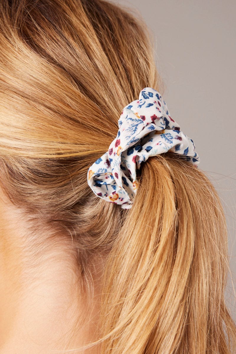 Multi Ditsy Scrunchie for Ally Fashion