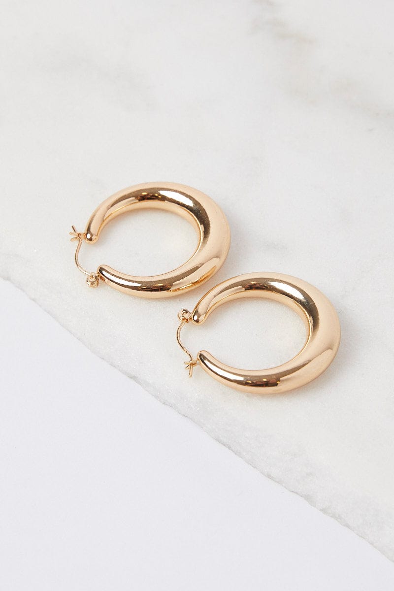 Chunky Hoop Earrings for Ally Fashion