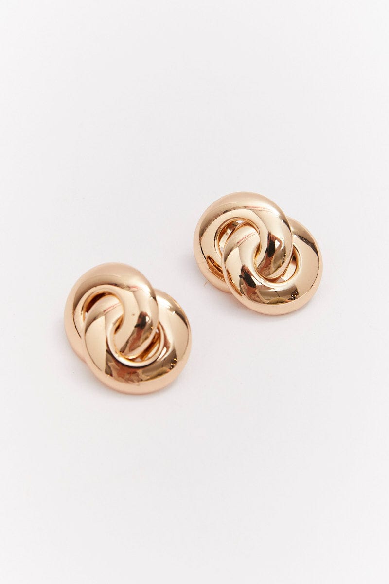 Linked Stud Earrings for Ally Fashion