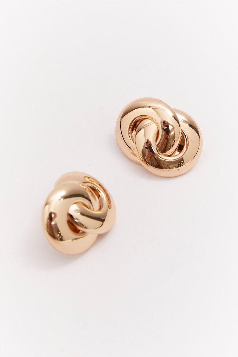 Linked Stud Earrings for Ally Fashion