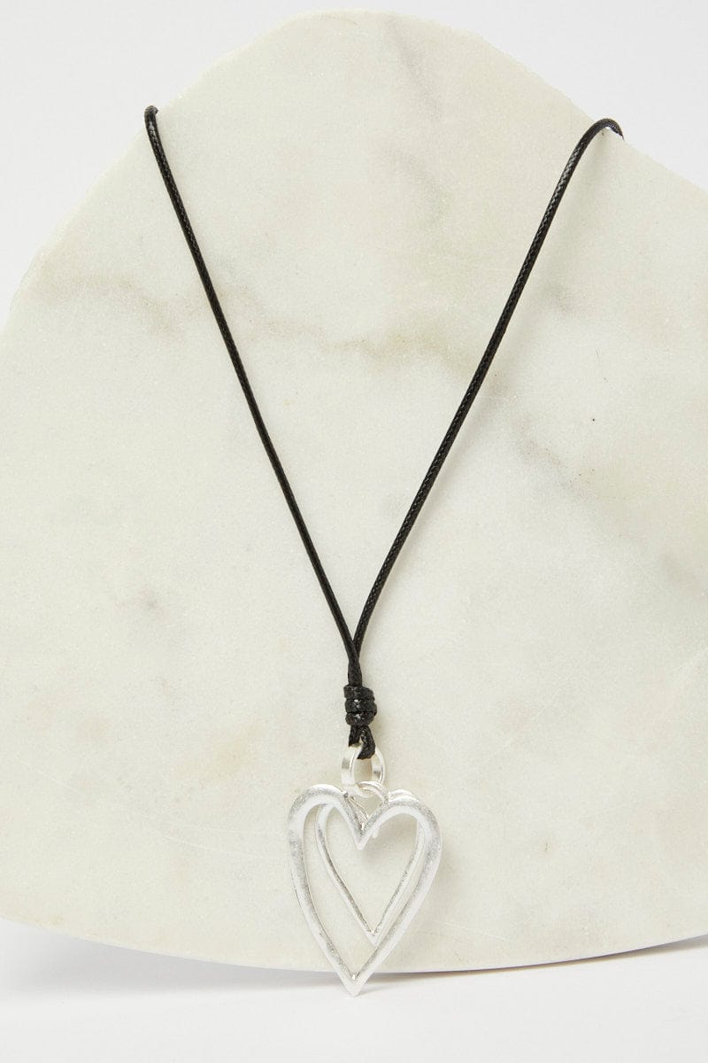 Silver Heart Pendent Necklace for Ally Fashion