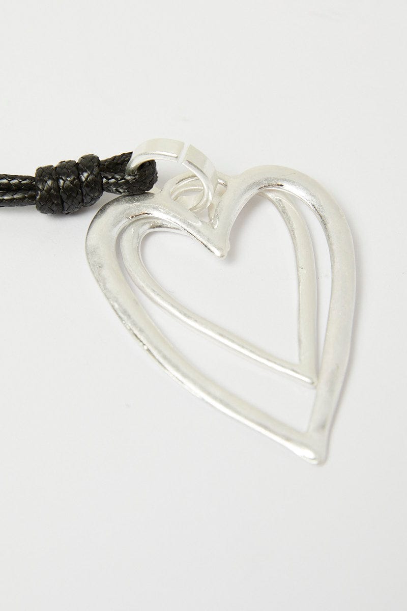 Silver Heart Pendent Necklace for Ally Fashion