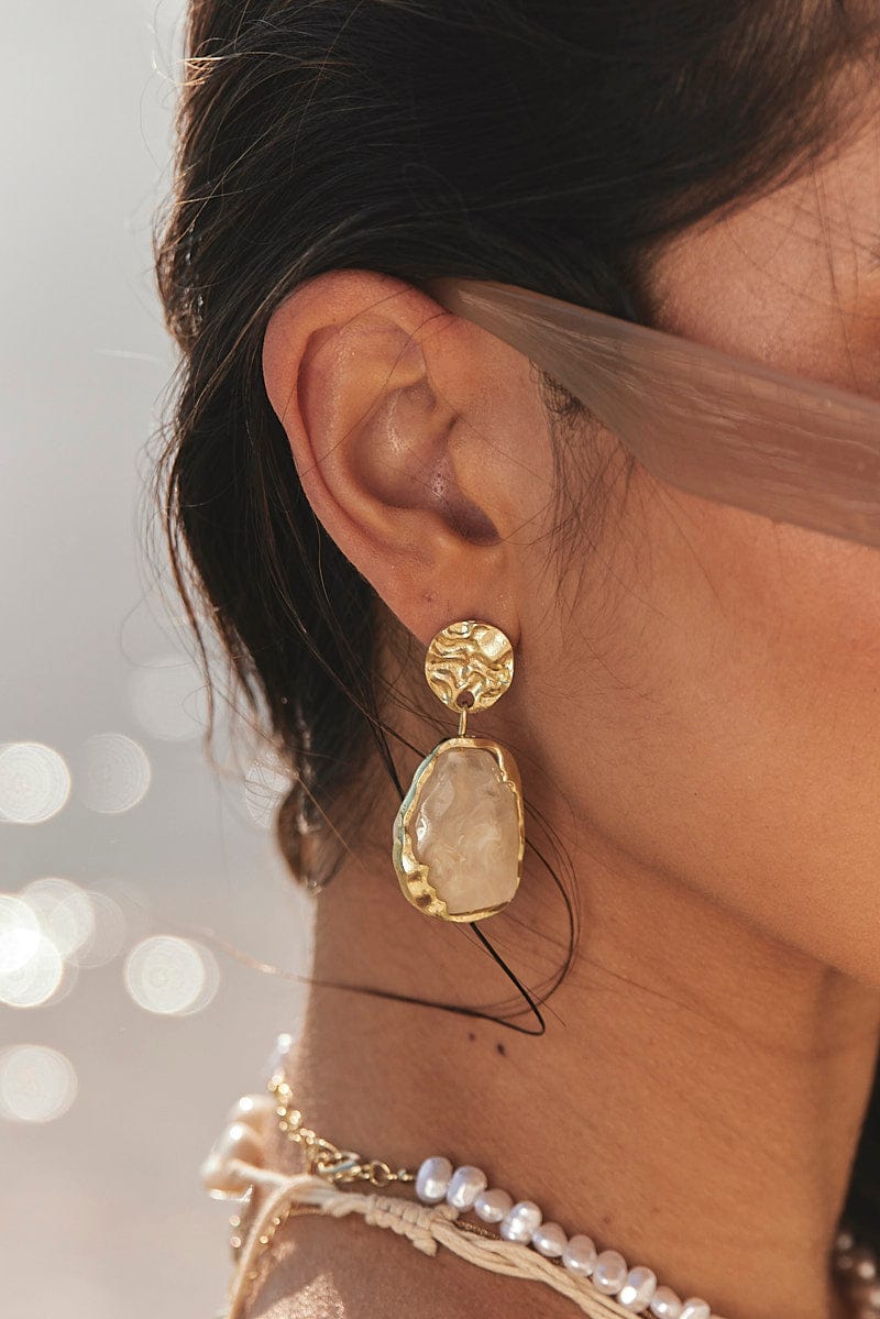 Gold Drop Earrings for Ally Fashion