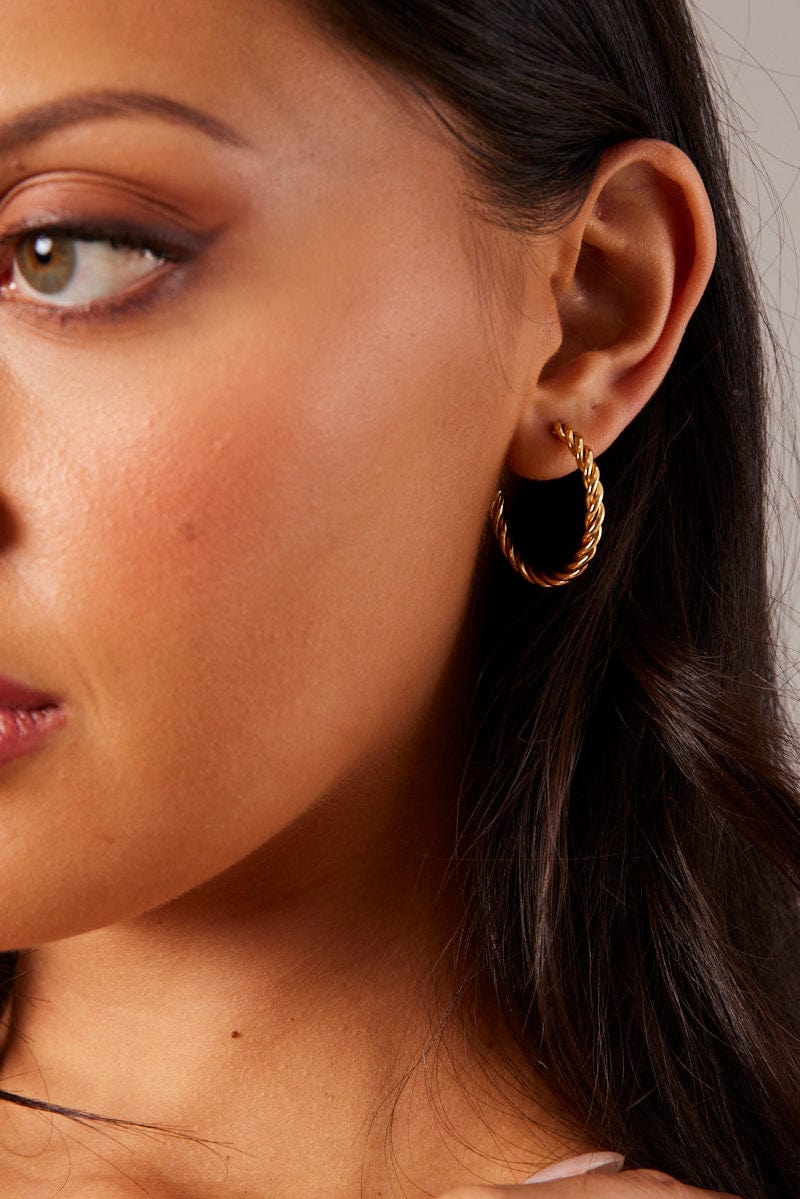 Gold Hoop Earrings for Ally Fashion