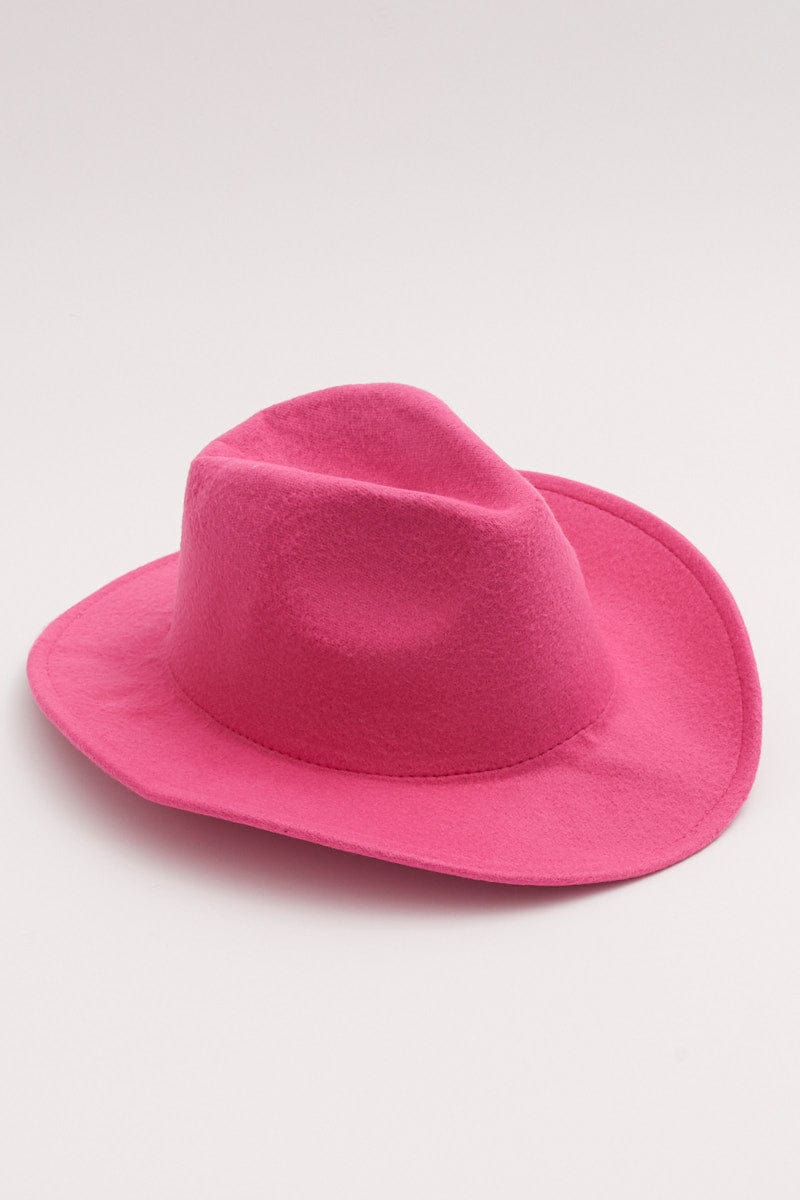 Women’s Pink Cowboy Hat | Ally Fashion
