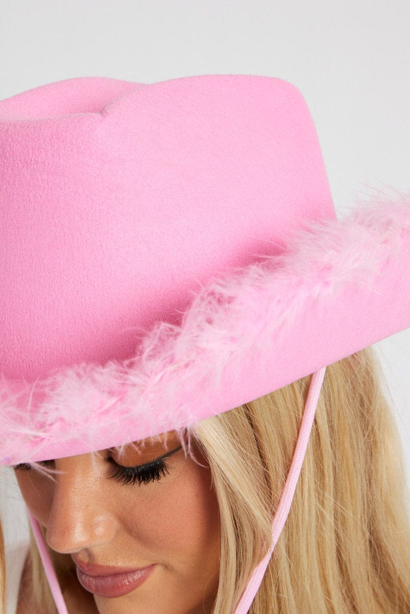 Pink Cowboy Hat for Ally Fashion